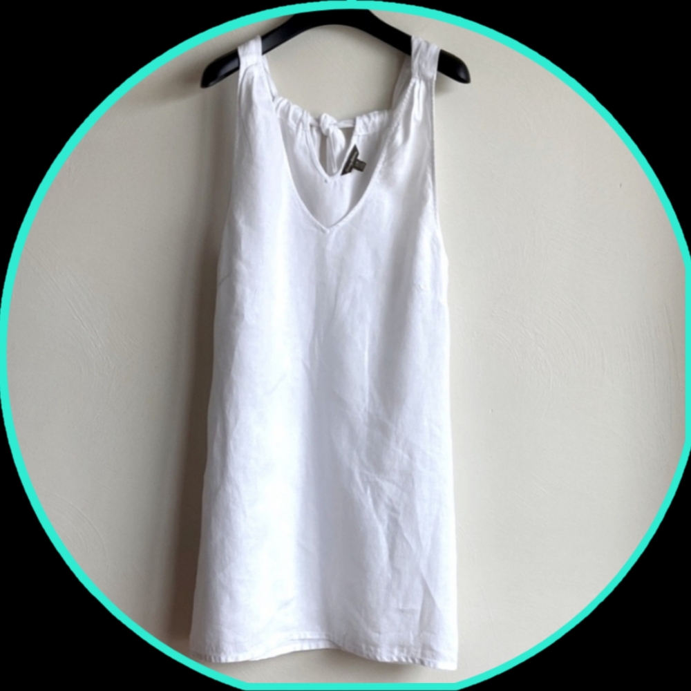 Tommy Bahama White Halter Dress White Large NWOT